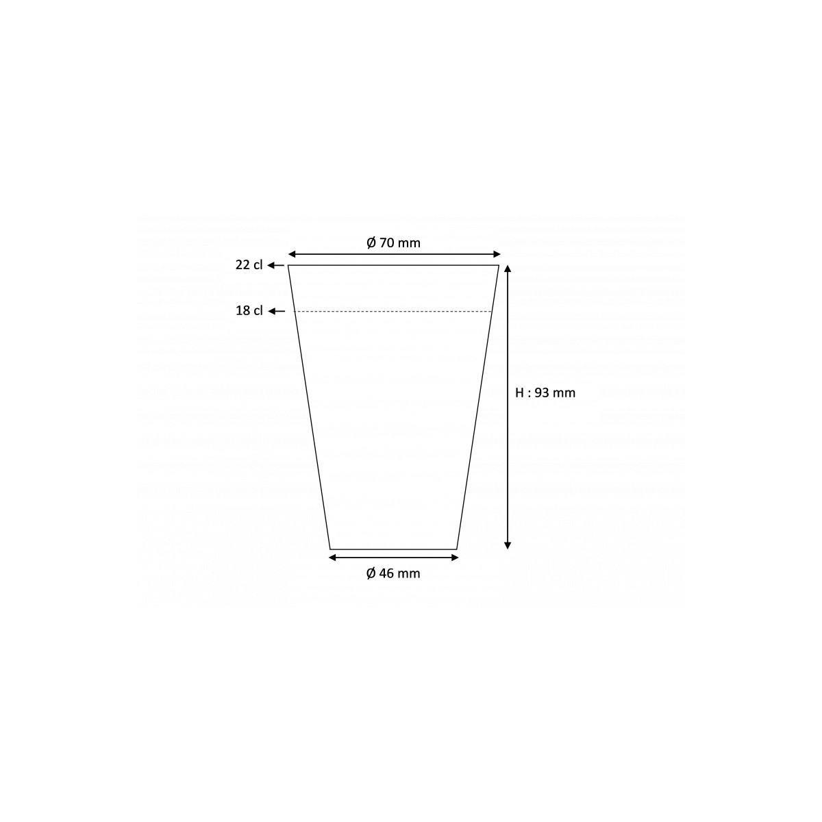 Gobelets Distributeur Automatique En Carton 18 Cl Bioware Par 100