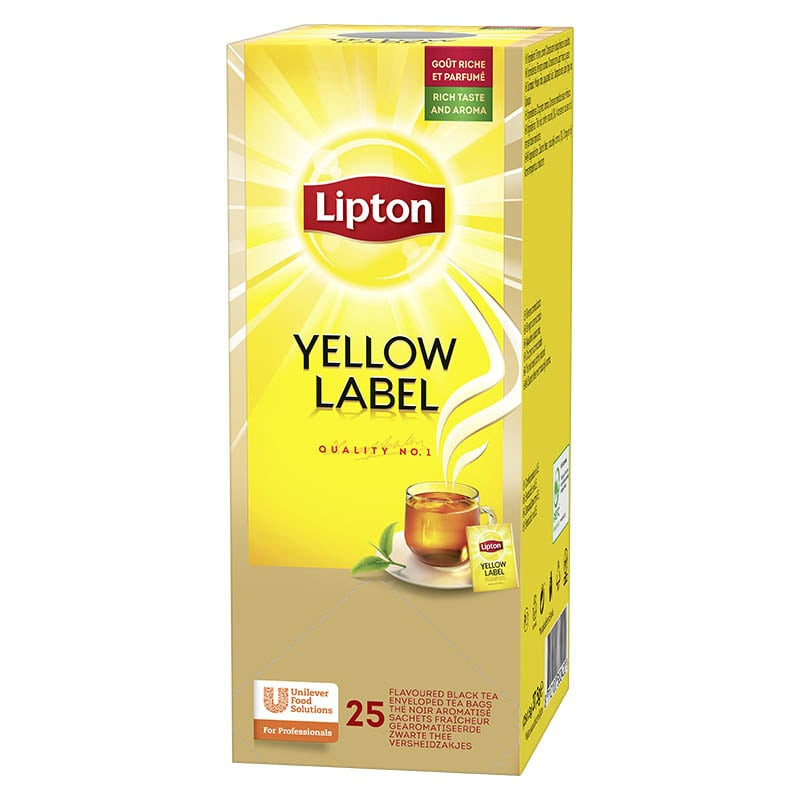 Thé Nature Lipton Yellow Label Tea - 25 sachets