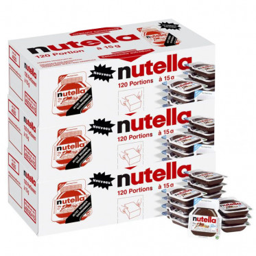 Barquette Nutella individuelle 15g Mini portion - Carton de 120 barquettes