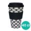 Mug en Bambou écologique, avec couvercle - Ecoffee Cup Basketcase- 40 cl