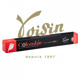 Capsules Nespresso Compatibles - Voisin - Colombie - 1 tube - 10 capsules