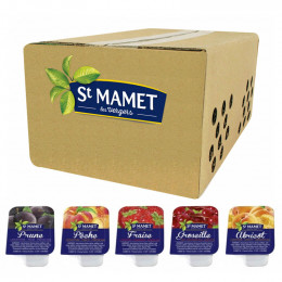 Confiture St Mamet du Lanquedoc Roussillon - 5 parfums - 120 x 30g