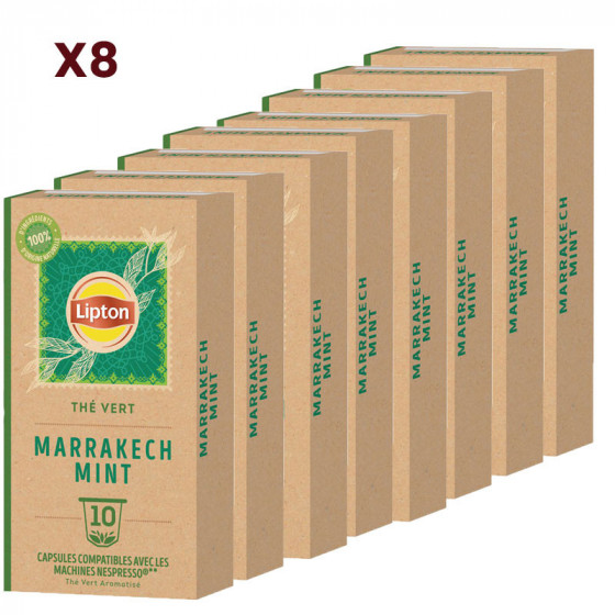 Capsule Nespresso Compatible Lipton Marrakech Menthe - 8 ...
