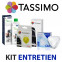 Kit entretien Machine à café TASSIMO - Nettoyage, détartrage, filtre à eau, T-disc jaune
