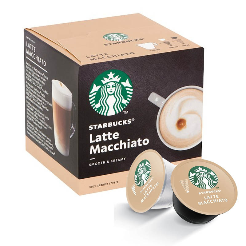 Starbucks By Dolce Gusto Latte Macchiato Par 12 Achat En Ligne Pas Cher Coffee Webstore