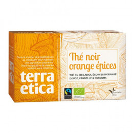Thé Noir Orange épices - Origine Sri Lanka - Terra Ética - 20 sachets
