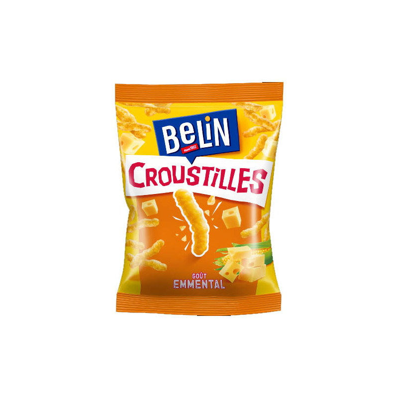 Belin - Pack de 30 sachets de 35g - Biscuit apéritif Croustilles