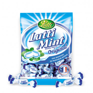 Bonbon en gros : Lutti Mint - 12 paquets - 1.2 kg