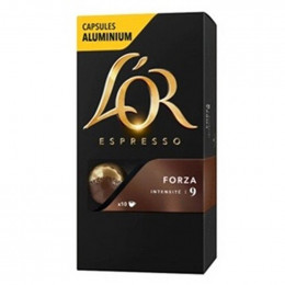 Capsule Nespresso Compatibles L'Or Espresso Forza - 10 capsules