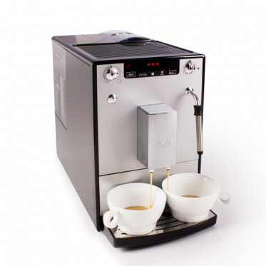 Machine à café en grains Melitta Caffeo Solo & Milk E953-102 - Argent