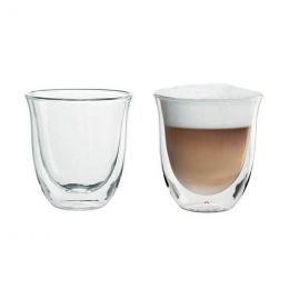 Tasse en verre double paroi Delonghi Cappuccino 19 cl - par 2