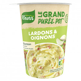Repas Express Knorr Le Grand Purée Lardons Oignons - 76 gr