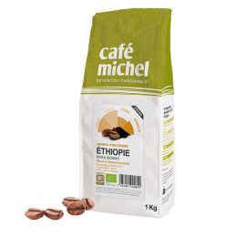 Café en Grains Bio Café Michel Éthiopie Moka Sidamo - 1 kg