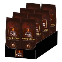 Café en Grains Jacques Vabre Professionnel Grands Crus - 8 paquets - 8 Kg