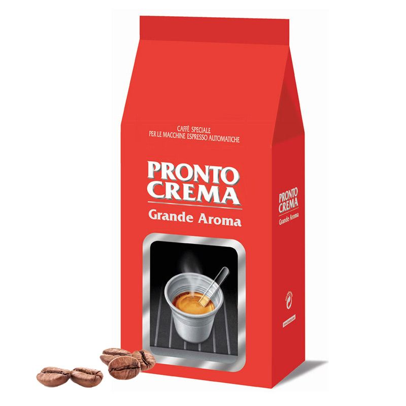 Lavazza Pronto Crema Café en Grains Italien Intensité 3/5 Blend 1 kg