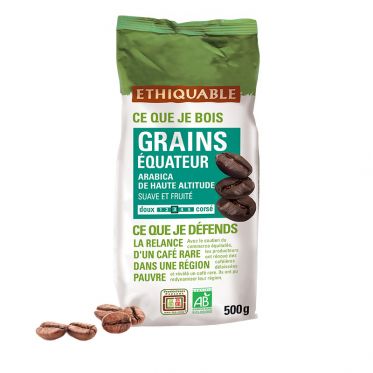 Café en Grains Bio Éthiquable Équateur - 500 gr