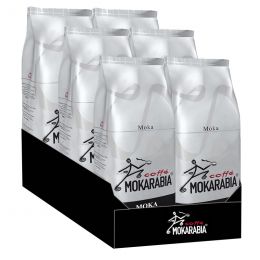 Café en Grains Mokarabia Moka - 12 paquets - 12 Kg