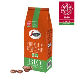 Café en Grains Bio Segafredo Premium d'Arôme Pur Arabica - 500 gr