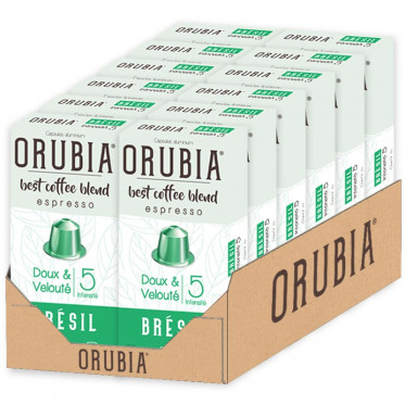 Capsule Nespresso Compatible Orubia Brésil - 10 capsules