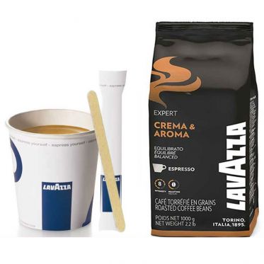 Café en Grains Lavazza Crema & Aroma : Pack Pro "Small" - 400 boissons