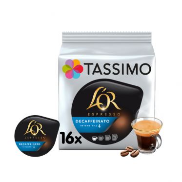 Capsule Tassimo Café L'Or Espresso Décafféinato - 5 paquets - 80 capsules