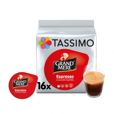 Capsule Tassimo Café Grand'Mère Espresso - 5 paquets - 80 capsules