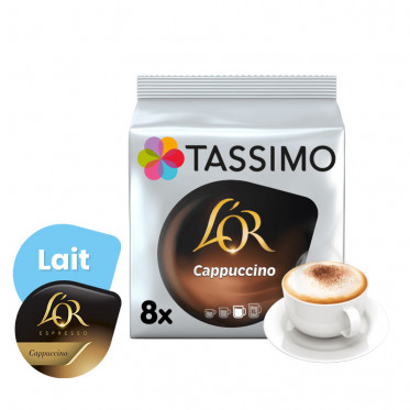 Capsule Tassimo L'Or Cappuccino - 8 Boissons