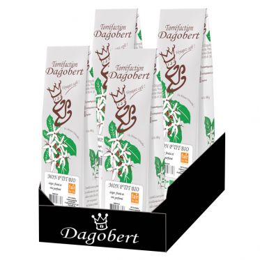 Café Moulu Dagobert Mon P'tit Bio - 4 paquets - 1 Kg