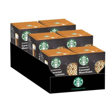 Capsule Starbucks ® by Dolce Gusto ® Caramel Macchiato - 6 boîtes - 72 capsules - 36 boissons