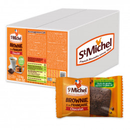 Mini Brownie St-Michel au Chocolat - 300 mini brownies emballées individuellement