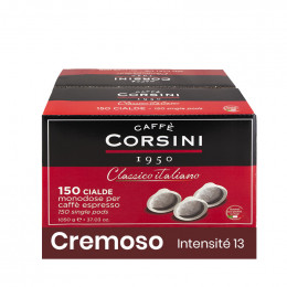 Dosette ESE Corsini Classico Italiano Cremoso - 150 dosettes emballées individuellement