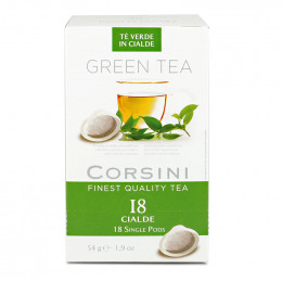Dosette ESE Corsini Thé Vert - 18 dosettes emballées individuellement