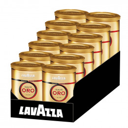 Café Moulu Lavazza Qualita Oro Perfect Symphony - 12 boites métal - 3 Kg