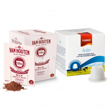 Pack chocolat chaud Van Houten pour Nespresso - 10 boissons