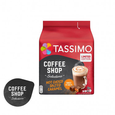 Capsule Tassimo Coffee Shop Chocolat chaud Caramel salé - 8 T-Discs