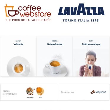 Café en Grains Lavazza Super Crema - 6 paquets - 6 Kg
