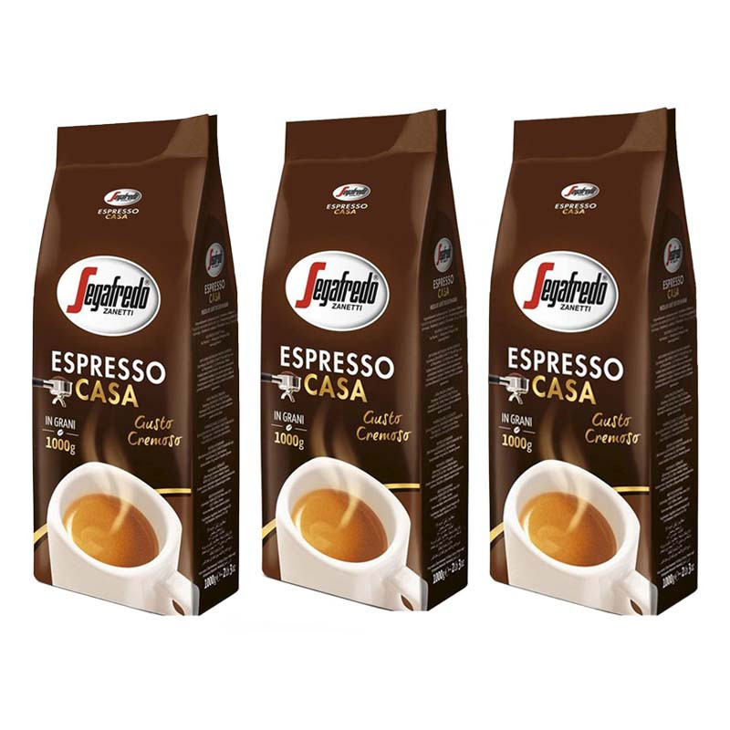 Segafredo Espresso Casa Café en Grains Intensité 5/5 Blend 3kg