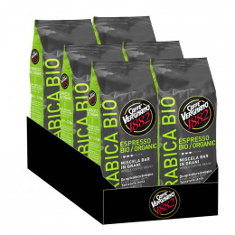 Café en Grains Bio Caffe Vergnano 1882 Organic - 6 paquets - 6 Kg