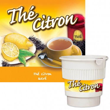 Gobelets Pré-dosés Thé Citron Lipton : 20 boissons