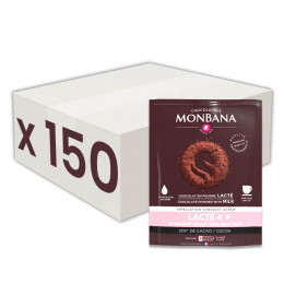 Chocolat Chaud Monbana 4 Etoiles - 3 boîtes distibutrices - 150 dosettes individuelles