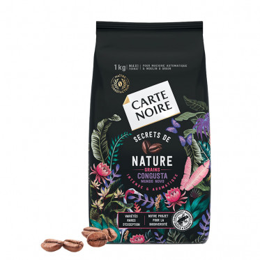 Café en Grains Carte Noire Secrets de Nature Congusta Mundo Novo - 1 Kg