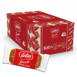 Biscoff Lotus Original Speculoos - carton de 300 biscuits emballés individuellement