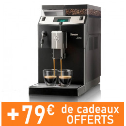 Machine à café en grains Saeco Lirika Black + 79€ de CADEAUX EXCLUSIFS