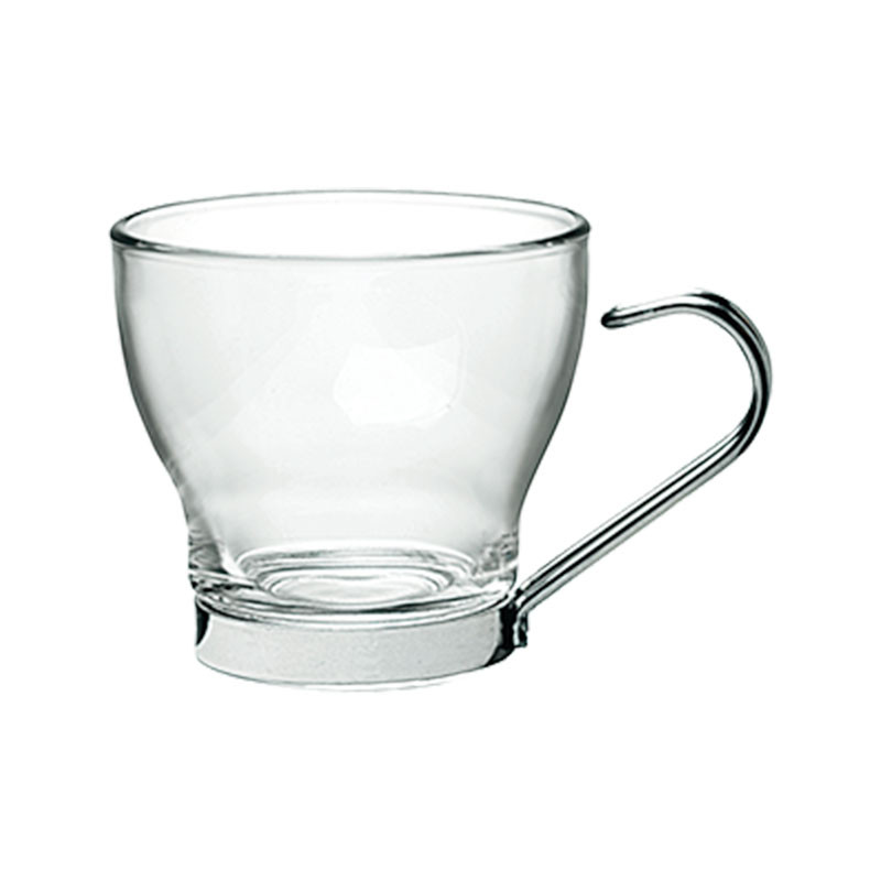 Tasse à café américaine en verre transparent, 6/4/2/1 pièces, gobelet à eau  pour boire du lait, de la bière, du thé et du jus