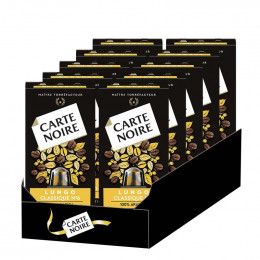 Pack 100 capsules Nespresso Espresso Intense n°9 Carte Noire