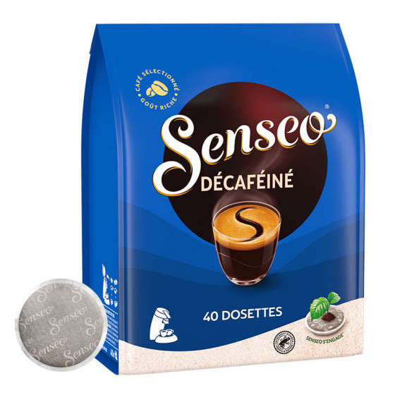 Dosette Senseo Décaféiné - 10 paquets - 400 dosettes compostables