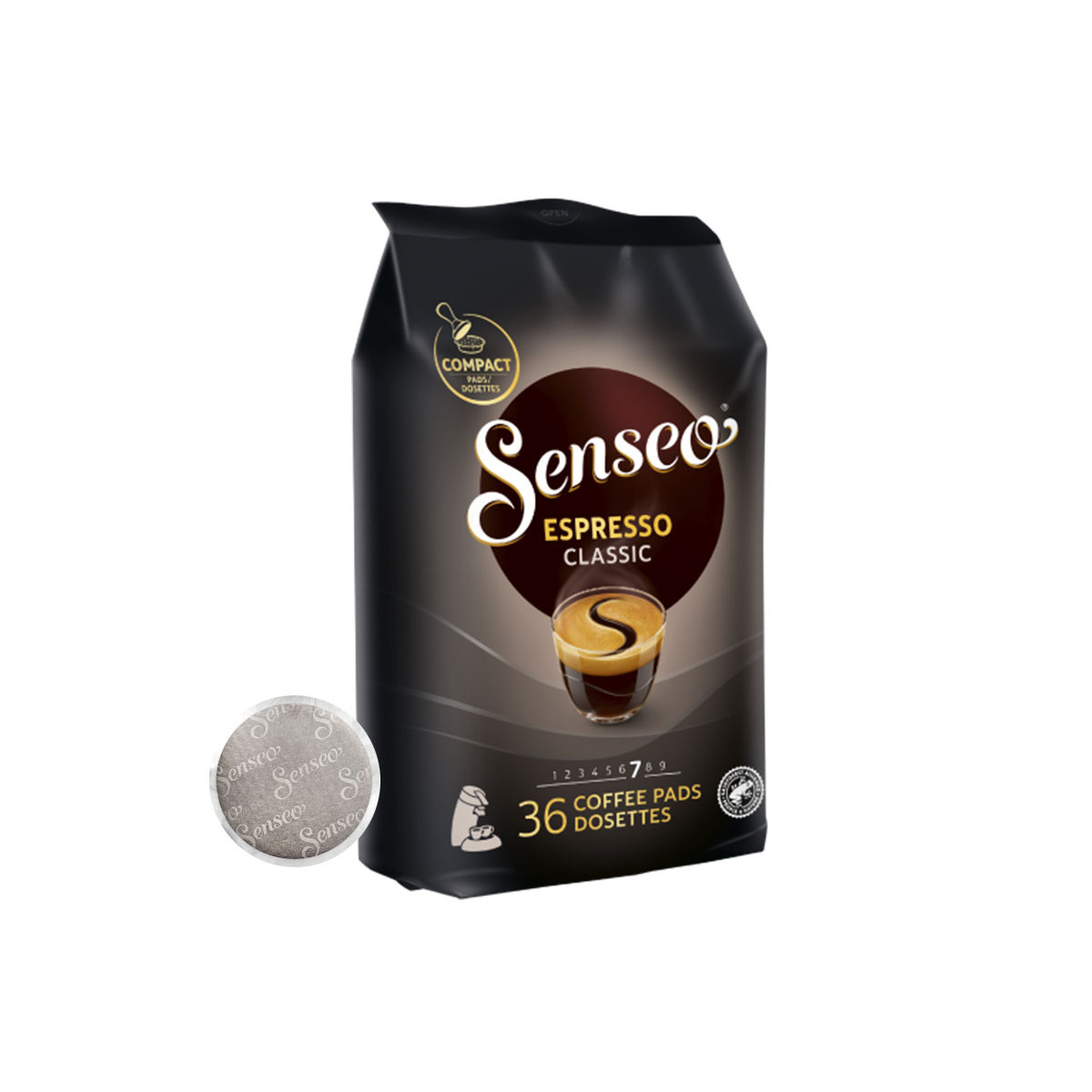 Dosette Souple Senseo Espresso Classique - Paquet de 36 pads