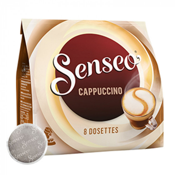 Dosette Senseo Cappuccino Original - 10 paquets - 80 dosettes