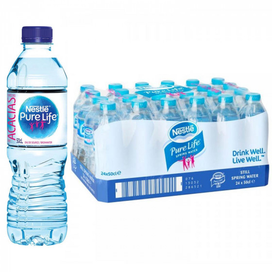 Bouteille d'eau Nestlé Pure Life 50cl x 24