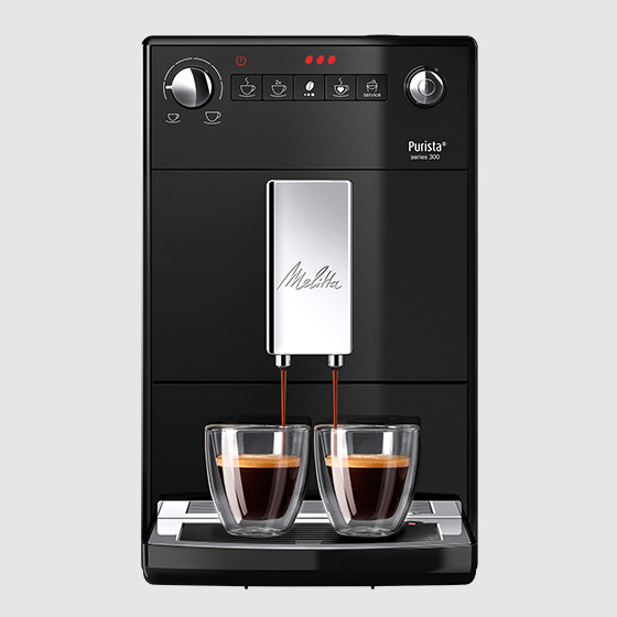 Machine à café en grains Melitta Purista F230-102 Noire + 74€ de CADEAUX EXCLUSIFS
